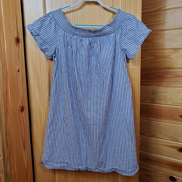 J. Crew Dresses & Skirts - J Crews Striped Off Should Dress
